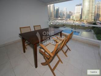 Excellent 2BR w Full Marina View, Vacant