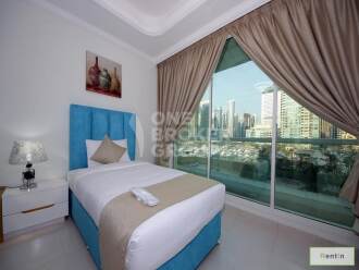 Excellent 2BR w Full Marina View, Vacant