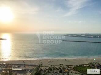 Sea views deluxe furnished 2 BR in JBR