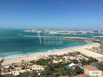  Sea views deluxe furnished 2 BR in JBR