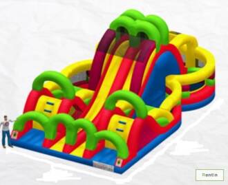 Smart challenger inflatable party rentals