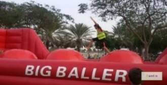 Big inflatable baller for rent in Dubai