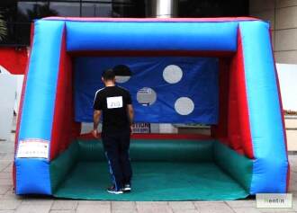 Inflatable Goal shooting rental