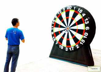 Giant foot dart game for rent in Dubai
