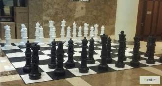 Giant Chess game for rent in Dubai