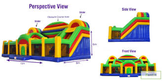 Maxima Fun City inflatable bouncy rental