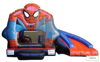 Spider man bouncy castle for rent