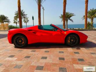 Rent Ferrari 488 Spider in Dubai