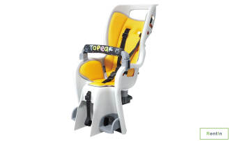 Bicycle + Topeak Baby Seat (Helmet Included) for rent in Dubai