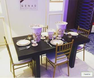 GOLD CHIVARI CHAIR