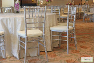 SILVER CHIVARI CHAIR
