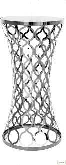 SILVER CHAIN COCKTAIL TABLE