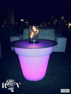 LED POT COFFEE TABLE