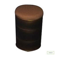 BLACK INDUSTRIAL STOOL