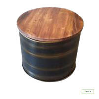 BLACK INDUSTRIAL TABLE