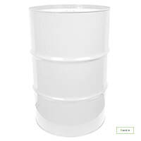 WHITE BARREL TABLE