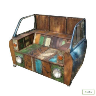 CAR SOFA BROWN