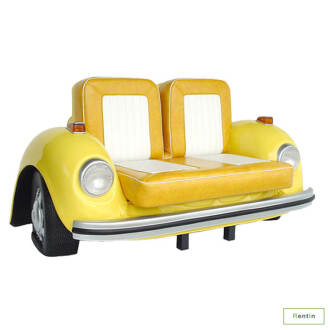CAR SOFA YELLOW