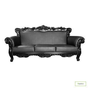 GOTHIC BLACK 3 SEATER