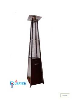 Pyramid Heater Square Type Coated Gold Color